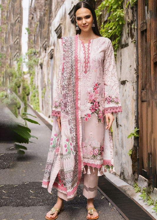 EMBROIDERED LAWN SUMMER THREE PIECE ARTICLE - A817