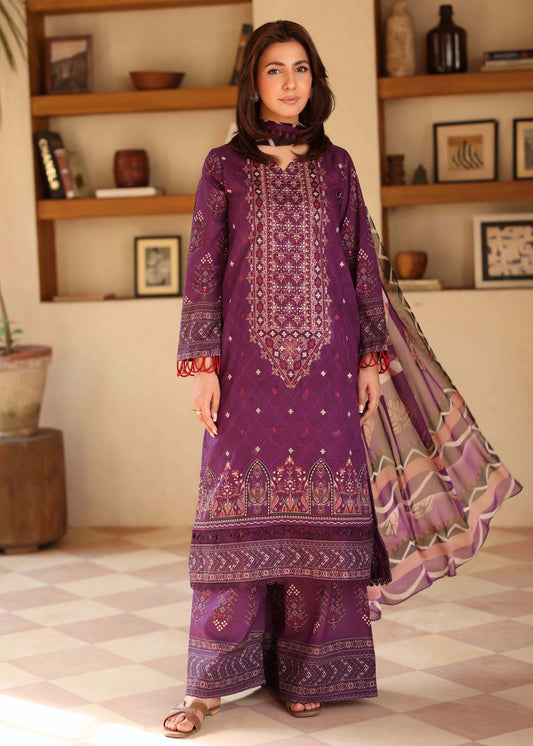 UNSTITCHED ORIGINAL LAWN THREE PIECE J-117
